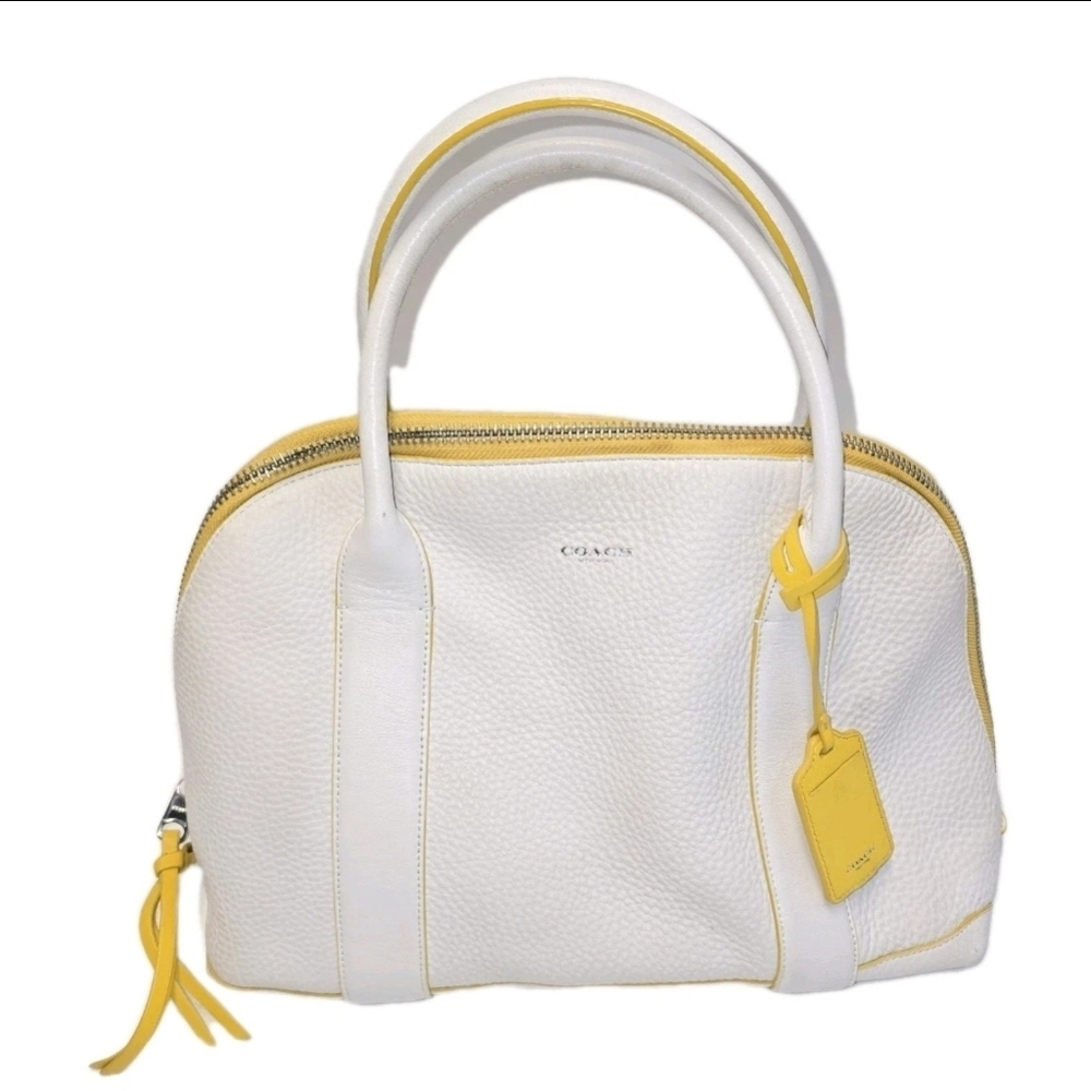 Coach Bleeker Edgepaint Leather Preston Satchel #30165